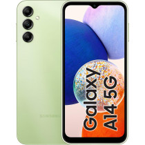Samsung Galaxy A14 5G, Android Smartphone, Dual SIM Mobile Phone, LTE, 4GB RAM, 128GB Storage, Light Green