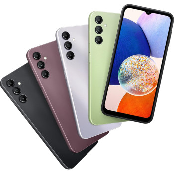 Samsung Galaxy A14 5G, Android Smartphone, Dual SIM Mobile Phone, LTE, 4GB RAM, 128GB Storage, Light Green