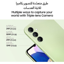 Samsung Galaxy A14 5G, Android Smartphone, Dual SIM Mobile Phone, LTE, 4GB RAM, 128GB Storage, Light Green