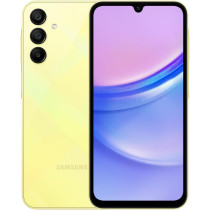 Samsung Galaxy A15 LTE, Android Smartphone, Dual SIM Mobile Phone, 6GB RAM, 128GB Storage, Yellow