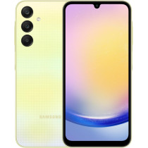Samsung Galaxy A25 5G, Android Smartphone, Dual SIM Mobile Phone, 8GB RAM, 256GB Storage, Yellow