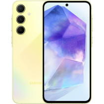 Samsung Galaxy A55 5G, Android Smartphone, Dual SIM Mobile Phone, 8GB RAM, 128GB Storage, Awesome Lemon