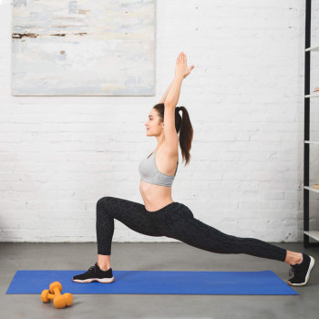 Non-Slip Foam Yoga Mat 173 x 61cm, Blue Colour