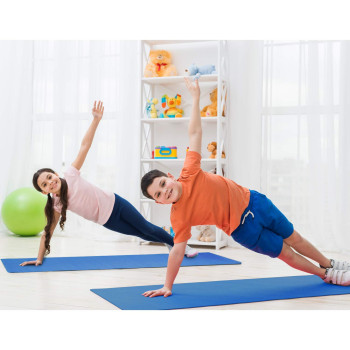 Non-Slip Foam Yoga Mat 173 x 61cm, Blue Colour