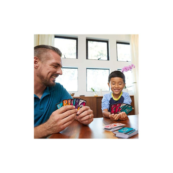 Uno Flip Cards 11.6 x 9 x 1.9cm, Multi Colour