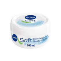 Nivea Soft Refreshing And Moisturizing Cream Jar, 100.0 ml