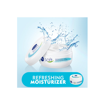 Nivea Soft Refreshing And Moisturizing Cream Jar, 100.0 ml
