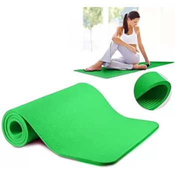 1-Piece Yoga Exercise Mat, Green Colour