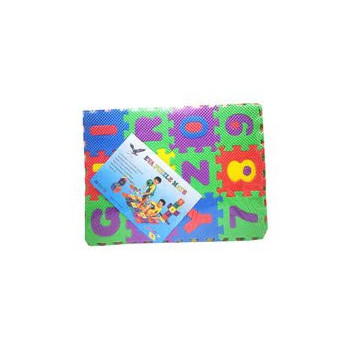36 Tiles Alphabets And Numbers Eva Square Foam Puzzle Crawling Mat, 4 x 4cm