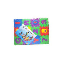 36 Tiles Alphabets And Numbers Eva Square Foam Puzzle Crawling Mat, 4 x 4cm