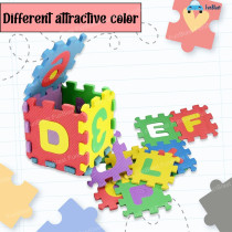 36 Tiles Alphabets And Numbers Eva Square Foam Puzzle Crawling Mat, 4 x 4cm