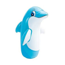 Intex 3D Dolphin Inflatable Bop Bag, 97x 61cm