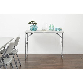 Office Star Multipurpose Folding Table, Grey/Silver Colour
