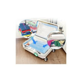 10 Piece Transparent Vacuum Bags, Multicolour 0.775 Kg