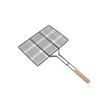 Royalford Foldable Portable Stainless Steel Barbecue Grill Indoor And Outoor Silver/Beige Colour, 43 x 30 x 70cm