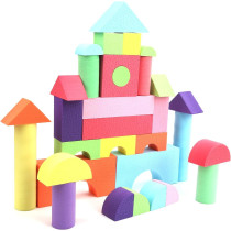52-Piece Kids Educational Toy, Eva Color Blocks, 50 x 15 x 20cm