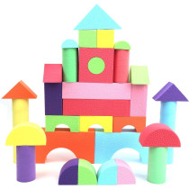 52-Piece Kids Educational Toy, Eva Color Blocks, 50 x 15 x 20cm