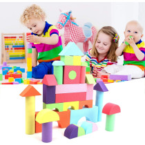 52-Piece Kids Educational Toy, Eva Color Blocks, 50 x 15 x 20cm