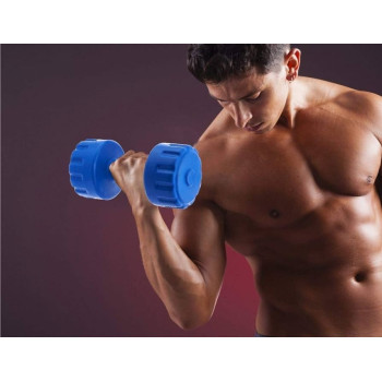 2-Piece Fitness Dumbbell, 4 Kg Each, Blue Colour