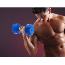 2-Piece Fitness Dumbbell, 4 Kg Each, Blue Colour