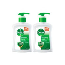 Dettol Original Anti Bacterial Liquid Hand Wash Pine Fragrance Pack Of 2, 200.0 ml