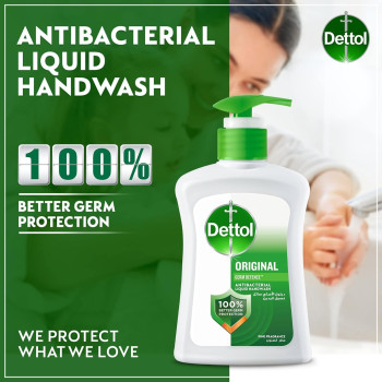 Dettol Original Anti Bacterial Liquid Hand Wash Pine Fragrance Pack Of 2, 200.0 ml