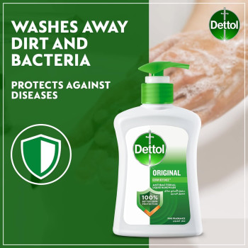 Dettol Original Anti Bacterial Liquid Hand Wash Pine Fragrance Pack Of 2, 200.0 ml
