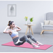 Exercise And Yoga Mat For Women and Men, High Density-Pink