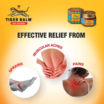 Tiger Balm Pain Relieving Ointment Tiger Balm Hr, 10gm