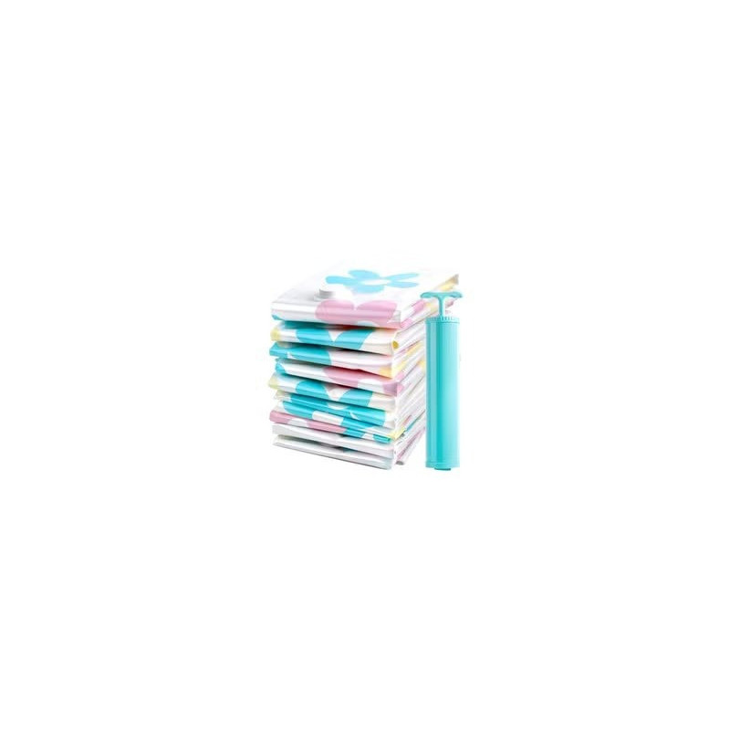 11-Piece Storage Vacuum Bag Set, White/Blue/Yellow Colour