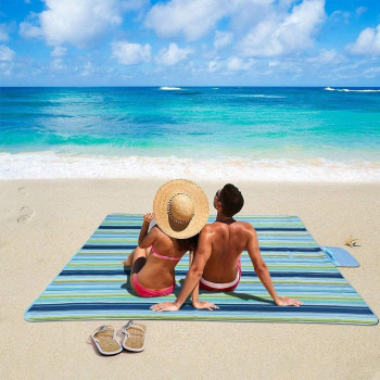 Waterproof Portable Picnic Mat, Blue Colour