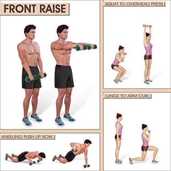 Double Dumbbells Vinyl, Set Of 2, 3 Kg Each