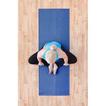 Foldable Non-Slip Yoga Mat, Blue Colour