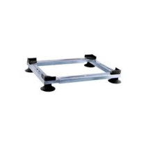 Multi Functional Movable Adjustable Base For Washing Machine-Dryer And Refrigerators 5605250961, Silver Colour