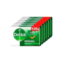 Dettol Pack Of 4 Original Anti-Bacterial Bar Soap, 120Grams