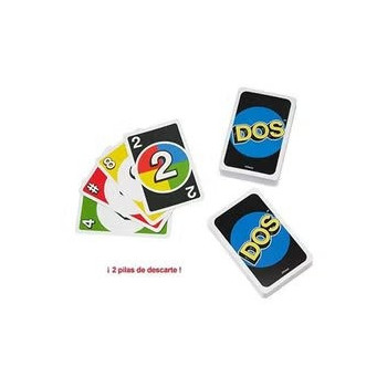 Mattel Games Dos Card Game, 6Inch
