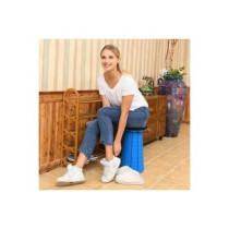 Folding Telescopic Stool, 26 x 7.5 x 26cm, Green Colour