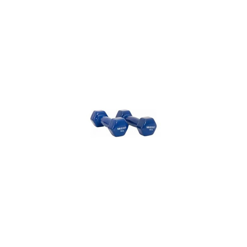 Weights Vinyl Dumbbells, Set Of 2, 1 Kg Each