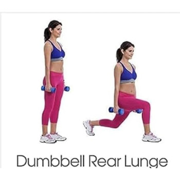 Weights Vinyl Dumbbells, Set Of 2, 1 Kg Each