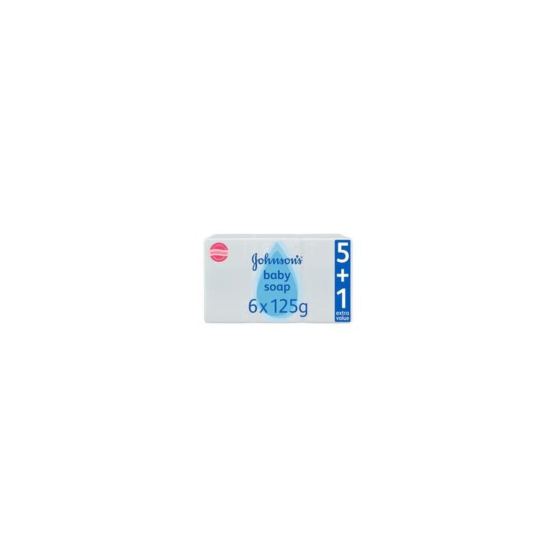 Johnson'S Baby Soap, 125G, Pack Of 6