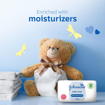 Johnson'S Baby Soap, 125G, Pack Of 6