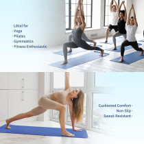 Holahoney Folable Yoga Mat 183 x 61cm, Dark Blue Colour