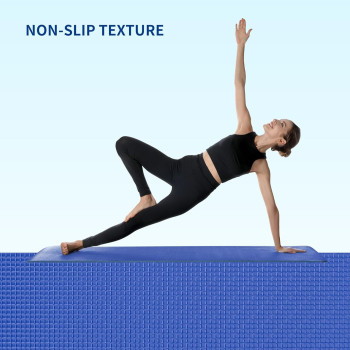 Holahoney Folable Yoga Mat 183 x 61cm, Dark Blue Colour