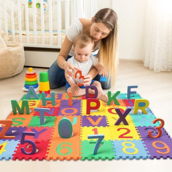 Play Mat Alphabet Letters Foam Play Mat, Assorted Colour