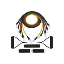 Mpow Resistance Bands, Fitness Tubes Set, With Door Anchor, Ankle Straps, Carrying Pouch For Losing Body, Strengthening, Shaping Body, Rehabilitative Exercises (12 Pieces)