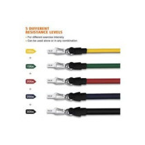 Mpow Resistance Bands, Fitness Tubes Set, With Door Anchor, Ankle Straps, Carrying Pouch For Losing Body, Strengthening, Shaping Body, Rehabilitative Exercises (12 Pieces)