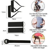 Mpow Resistance Bands, Fitness Tubes Set, With Door Anchor, Ankle Straps, Carrying Pouch For Losing Body, Strengthening, Shaping Body, Rehabilitative Exercises (12 Pieces)