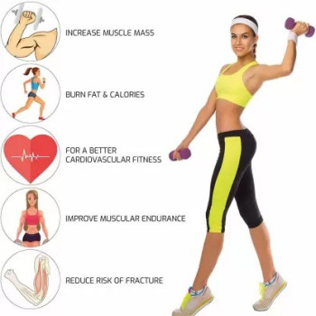 Pair Of Fitness Dumbbell Set Of 2, 3 Kg Each