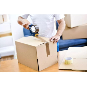 Packing And Sealing Sticking Tape 100 Yards, Clear Colour