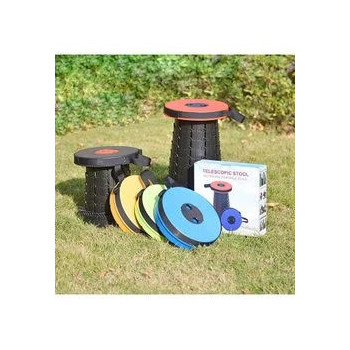 Telescopic Stool 45.5cm, Outdoor Travel Camping Fishing Garden Folding Stools